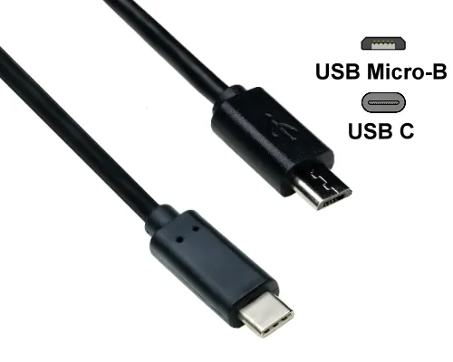 USB-C auf Micro-B Kabel